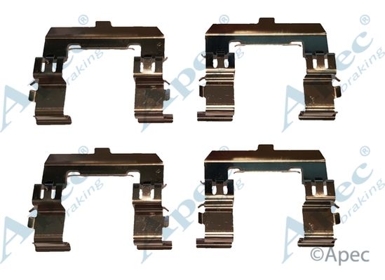 APEC BRAKING Комплектующие, колодки дискового тормоза KIT1075